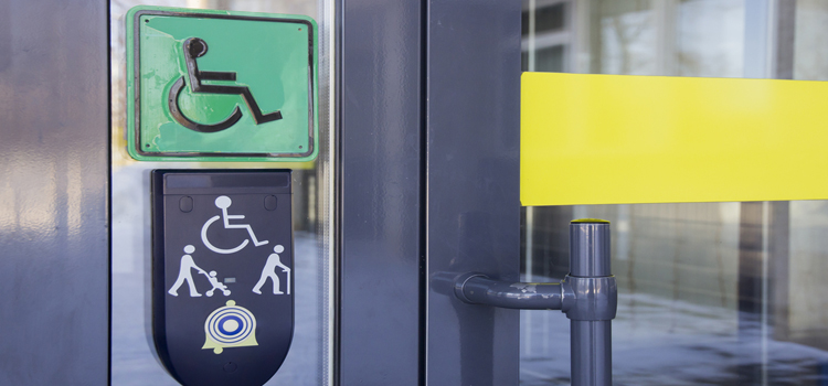 automatic handicap door opener in Atherton
