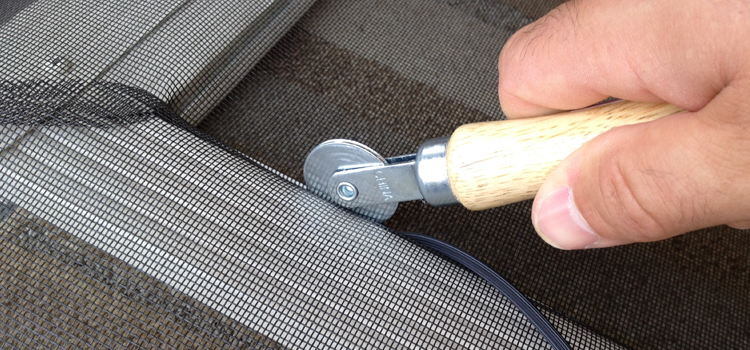 metal screen door repair in Atherton